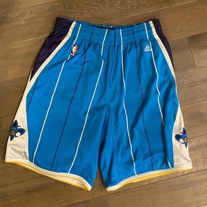 Authentic NBA game shorts (New Orleans Hornets)